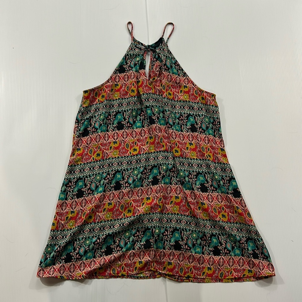 342. Women’s BeBop Colorful Floral Pattern Dress (XL)‎